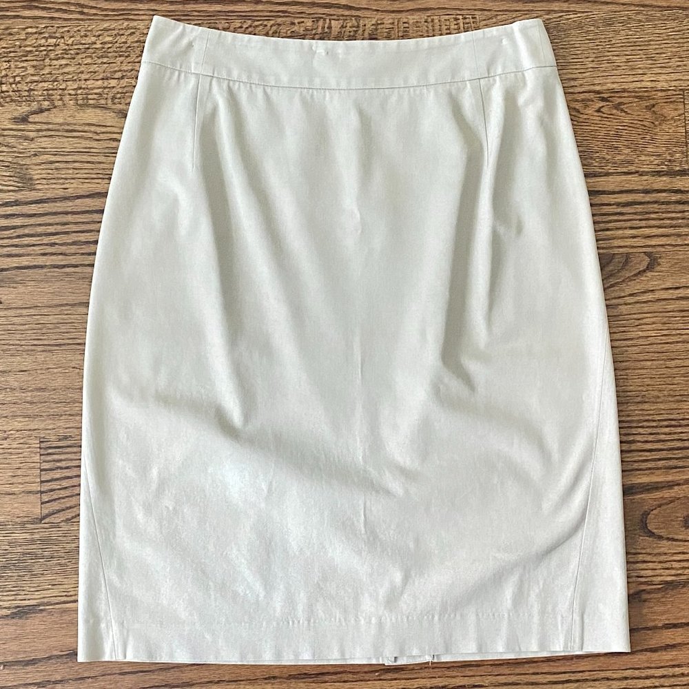 Theory Cotton Blend Pencil Skirt | Size 10